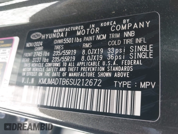 2025 Genesis GV70 2.5T z VIN KMUMADTB6SU212672, wystawiony jako IAAI lot #42012465 z przebiegiem 3 604 mil mil oraz . Historia ofert i sprzedaży dostępna na DreamBid. Obrazek 9.