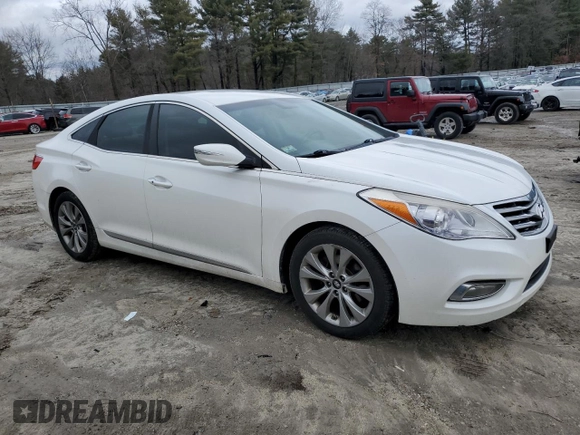2014 Hyundai Azera with VIN KMHFG4JG9EA398198, listed as a Copart auction lot 47691745 with 85,215 mi miles and Clean title. Bid and sale history available at DreamBid. Image 4.