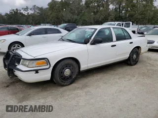 2011 Ford Police Interceptor with VIN 2FABP7BV3BX114168, listed as a Copart auction lot 43499085 with 124,544 mi miles and Salvage Title. Bid and sale history available at carsss.com. Image 1.