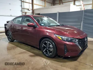 2025 Nissan Sentra SV with VIN 3N1AB8CV9SY302015, listed as a Copart auction lot 56039085 with 6,493 mi miles and Clean Title. Bid and sale history available at DreamBid. Image 4.