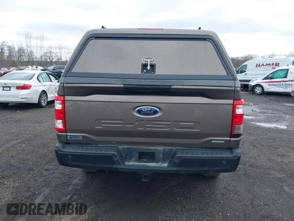 2021 Ford F-150 XL with VIN 1FTEX1EP6MKE04380, listed as a IAAI auction lot 41821270 with 41,353 mi miles and . Bid and sale history available at DreamBid. Image 16.