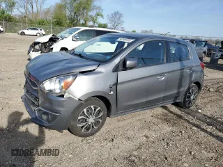 2018 Mitsubishi Mirage ES with VIN ML32A3HJ5JH005446, listed as a Copart auction lot 54298755 with 62,361 mi miles and Clean title. Bid and sale history available at DreamBid. Image 1.