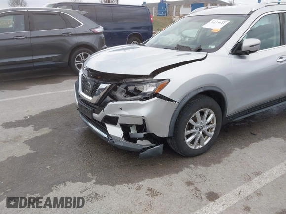 2017 Nissan Rogue SV with VIN KNMAT2MV1HP585073, listed as a IAAI auction lot 41173945 with 112,854 mi miles. Bid and sale history available at carsss.com. Image 6.