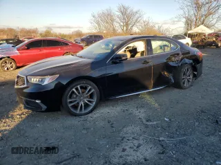 2020 Acura TLX w/Technology Pkg with VIN 19UUB2F49LA002850, listed as a Copart auction lot 83321444 with 49,890 mi miles and Salvage Title. Bid and sale history available at carsss.com. Image 1.