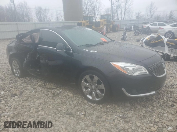 2016 Buick Regal Premium II with VIN 2G4GS5GX5G9198496, listed as a Copart auction lot 51623685 with 0 mi miles and Clean Title. Bid and sale history available at carsss.com. Image 4.