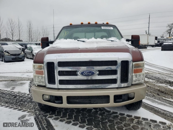 2008 Ford Super Duty F-350 DRW XL with VIN 1FTWW33R88EC17881, listed as a Copart auction lot 43429245 with 168,011 mi miles and Salvage Title. Bid and sale history available at carsss.com. Image 5.