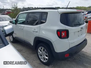 2017 Jeep Renegade Latitude with VIN ZACCJBBB7HPF65291, listed as a IAAI auction lot 41962386 with 45,705 mi miles. Bid and sale history available at carsss.com. Image 3.