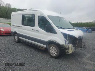 2016 Ford Transit Cargo with VIN 1FTYR2CM1GKB30368, listed as a Copart auction lot 51247805 with 136,568 mi miles and Salvage Title. Bid and sale history available at DreamBid. Image 4.