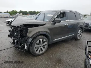 2020 Kia Telluride S with VIN 5XYP64HC4LG094983, listed as a Copart auction lot 59867725 with 15,190 mi miles and Salvage title. Bid and sale history available at DreamBid. Image 1.
