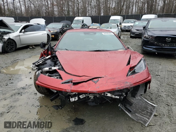 2024 Chevrolet Corvette 2LT with VIN 1G1YB3D41R5123651, listed as a Copart auction lot 44586495 with 10,847 mi miles and Salvage title. Bid and sale history available at DreamBid. Image 5.