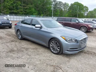 2016 Hyundai Genesis 3.8L z VIN KMHGN4JEXGU138614, wystawiony jako IAAI lot #42110039 z przebiegiem 159 157 mil mil oraz . Historia ofert i sprzedaży dostępna na DreamBid. Obrazek 1.