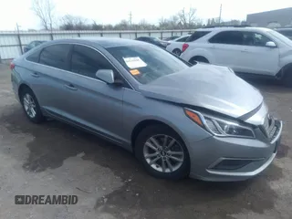 2016 Hyundai Sonata SE z VIN 5NPE24AF7GH361006, wystawiony jako IAAI lot #36116945 z przebiegiem 112 009 mil mil oraz . Historia ofert i sprzedaży dostępna na DreamBid. Obrazek 1.