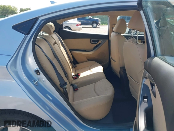 2012 Hyundai Elantra Limited with VIN KMHDH4AE4CU312973, listed as a IAAI auction lot 42453300 with 99,252 mi miles and . Bid and sale history available at DreamBid. Image 8.