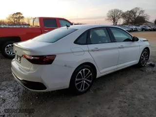 2024 Volkswagen Jetta Sport with VIN 3VWBM7BU2RM091558, listed as a Copart auction lot 45467805 with 10,595 mi miles and Salvage Title. Bid and sale history available at carsss.com. Image 3.