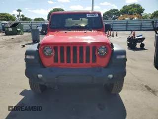 2020 Jeep Wrangler Unlimited Sport S with VIN 1C4HJXDG1LW216926, listed as a Copart auction lot 61456015 with Not provided miles and Salvage title. Bid and sale history available at DreamBid. Image 5.