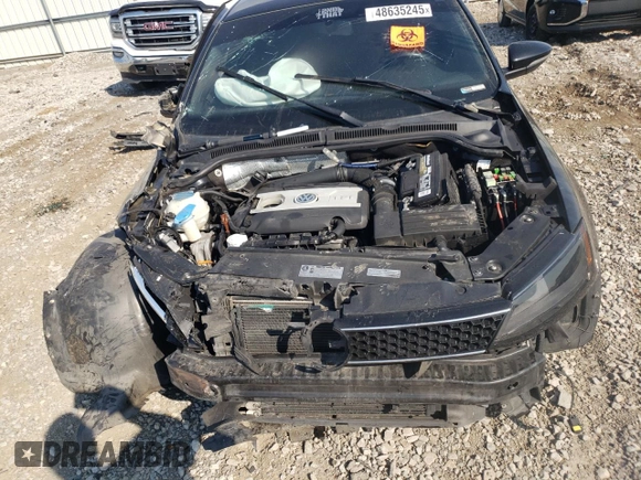 2012 Volkswagen Jetta GLI Autobahn with VIN 3VW4A7AJ3CM401328, listed as a Copart auction lot 48635245 with Not provided miles and Salvage title. Bid and sale history available at DreamBid. Image 12.