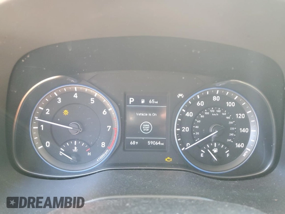 2019 Hyundai Kona SEL with VIN KM8K22AA0KU353612, listed as a Copart auction lot 45549715 with 59,064 mi miles and Salvage Title. Bid and sale history available at DreamBid. Image 9.