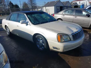 2002 Cadillac DeVille with VIN 1G6KD54Y22U205232, listed as a IAAI auction lot 41269953 with 120,594 mi miles. Bid and sale history available at carsss.com. Image 1.