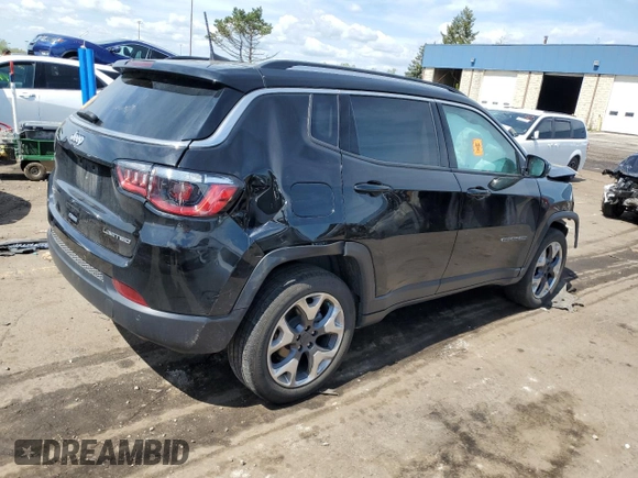 2022 Jeep Compass Limited with VIN 3C4NJDCB0NT101055, listed as a Copart auction lot 56143005 with Not provided miles and Salvage title. Bid and sale history available at DreamBid. Image 3.
