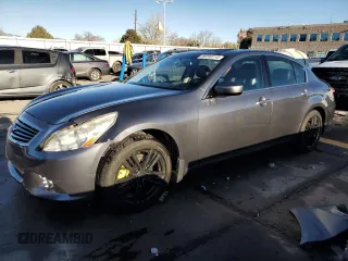 2011 Infiniti G25 Journey with VIN JN1DV6AP7BM601602, listed as a Copart auction lot 80299114 with 142,003 mi miles and Salvage Title. Bid and sale history available at DreamBid. Image 1.