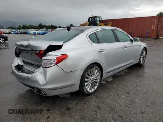 2015 Kia K900 Luxury z VIN KNALW4D45F6017119, wystawiony jako Copart lot #56358465 z przebiegiem 96 921 mil mil oraz Szkody całkowita. Historia ofert i sprzedaży dostępna na DreamBid. Obrazek 3.