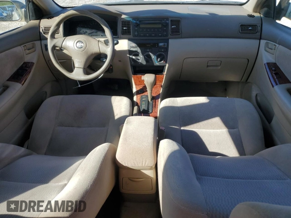 2005 Toyota Corolla CE with VIN 1NXBR32E45Z526152, listed as a Copart auction lot 49490585 with 117,396 mi miles and Salvage Title. Bid and sale history available at DreamBid. Image 8.
