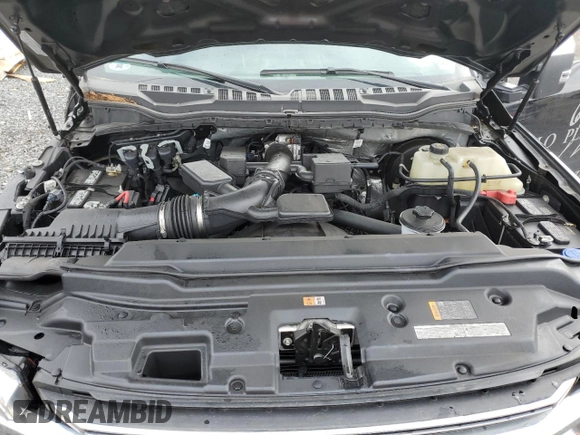 2022 Ford F-250 XL with VIN 1FT7X2B69NEF95657, listed as a Copart auction lot 50950495 with 44,978 mi miles and Salvage Title. Bid and sale history available at DreamBid. Image 11.