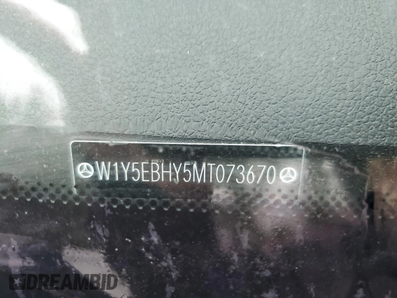 2021 Mercedes-Benz Sprinter with VIN W1Y5EBHY5MT073670, listed as a Copart auction lot 51077245 with Not Provided miles and Salvage Title. Bid and sale history available at DreamBid. Image 13.