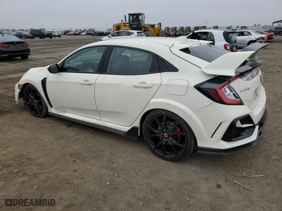2021 Honda Civic Type R Touring with VIN SHHFK8G71MU203622, listed as a Copart auction lot 73161924 with 45,136 mi miles and Salvage Title. Bid and sale history available at carsss.com. Image 2.