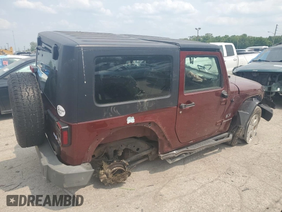 2009 Jeep Wrangler X с VIN 1J4FA24179L760213, выставлен на аукционе Copart как лот 59148545 с пробегом 129 303 миль миль и Списание • Salvage title. История ставок и продаж доступна на DreamBid. Изображение 3.