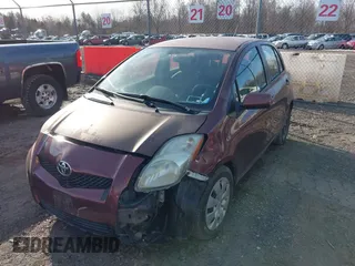2009 Toyota Yaris with VIN JTDKT903X95258654, listed as a IAAI auction lot 41759756 with 93,810 mi miles. Bid and sale history available at carsss.com. Image 17.