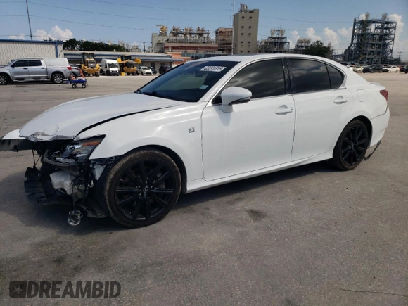 2014 Lexus GS 350 with VIN JTHBE1BLXE5029876, listed as a Copart auction lot 63291515 with 112,904 mi miles and Salvage title. Bid and sale history available at DreamBid. Image 1.