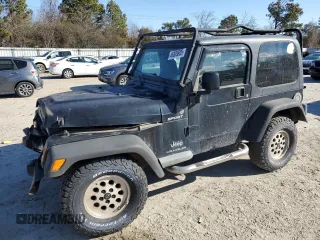 2004 Jeep Wrangler Sport with VIN 1J4FA49S94P784267, listed as a Copart auction lot 46805805 with 157,690 mi miles and Salvage Title. Bid and sale history available at carsss.com. Image 1.