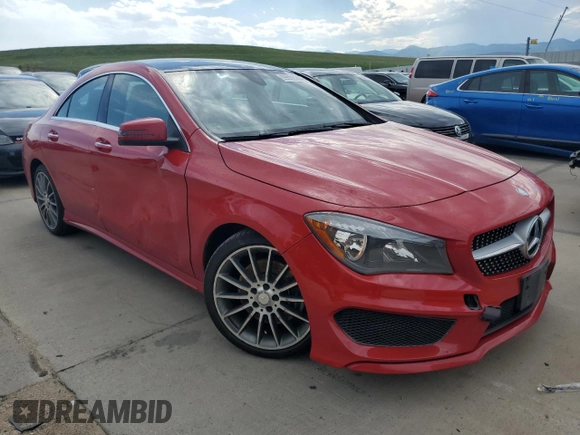 2016 Mercedes-Benz CLA with VIN WDDSJ4GB4GN374845, listed as a Copart auction lot 59809543 with 55,928 mi miles. Bid and sale history available at carsss.com. Image 4.