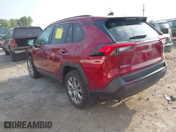 2021 Toyota RAV4 XLE Premium with VIN 2T3A1RFV6MW151550, listed as a IAAI auction lot 42764775 with 41,377 mi miles and . Bid and sale history available at DreamBid. Image 3.