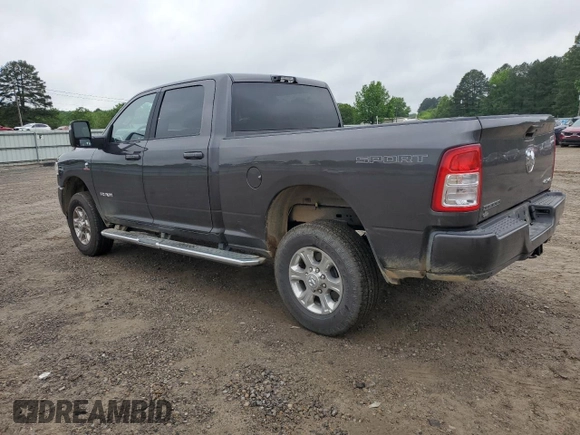 2024 Ram 2500 Big Horn z VIN 3C6UR5DL3RG410929, wystawiony jako Copart lot #55666875 z przebiegiem 8 795 mil mil oraz Szkoda całkowita • Salvage title. Historia ofert i sprzedaży dostępna na DreamBid. Obrazek 2.