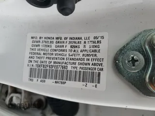 2015 Honda Civic Sedan EX-L with VIN 19XFB2F93FE077693, listed as a Copart auction lot 44203205 with 142,803 mi miles and Salvage Title. Bid and sale history available at carsss.com. Image 13.