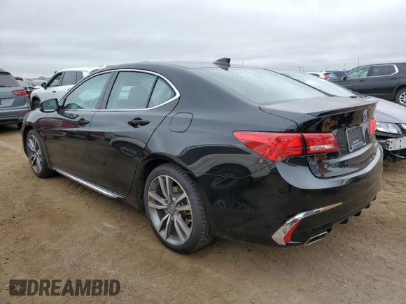 2020 Acura TLX Advance with VIN 19UUB3F87LA003682, listed as a Copart auction lot 66431494 with 30,328 mi miles and Salvage title. Bid and sale history available at DreamBid. Image 2.