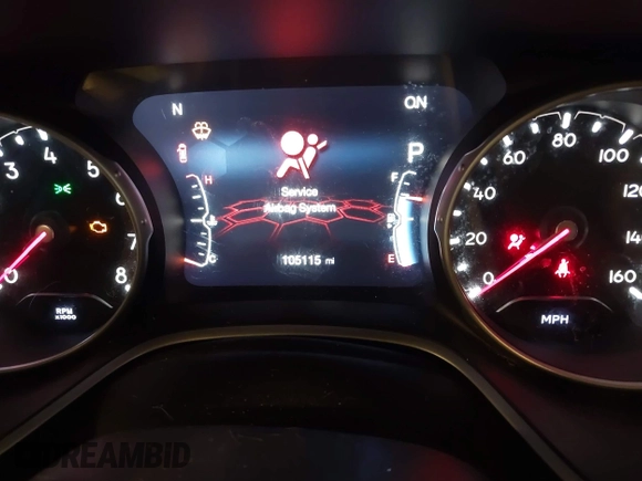 2019 Jeep Compass Limited with VIN 3C4NJDCB0KT656468, listed as a IAAI auction lot 42221300 with 105,115 mi miles and . Bid and sale history available at DreamBid. Image 7.