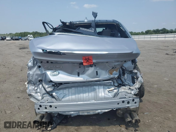2024 Subaru WRX Premium with VIN JF1VBAH63R9812972, listed as a Copart auction lot 59291835 with 12,621 mi miles and Salvage title. Bid and sale history available at DreamBid. Image 6.
