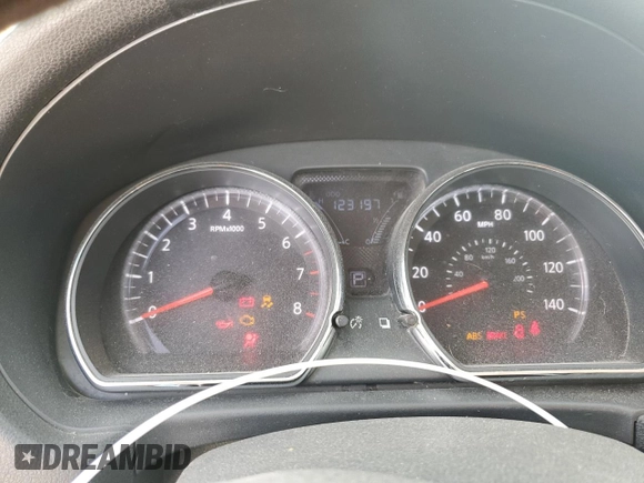 2016 Nissan Versa SV with VIN 3N1CN7AP9GL810018, listed as a Copart auction lot 56853565 with 123,197 mi miles and Salvage title. Bid and sale history available at DreamBid. Image 9.