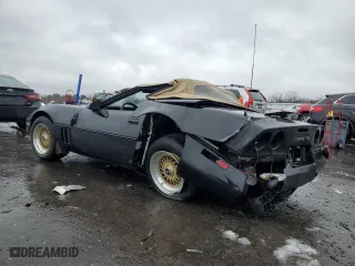 1987 Chevrolet Corvette with VIN 1G1YY3184H5119288, listed as a Copart auction lot 45191605 with 52,340 mi miles and Salvage Title. Bid and sale history available at carsss.com. Image 2.