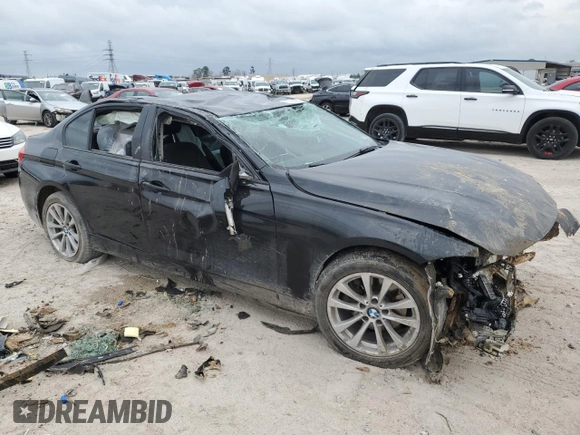 2018 BMW 3 Series 320i with VIN WBA8A9C5XJK622703, listed as a Copart auction lot 47660955 with 131,957 mi miles and Salvage Title. Bid and sale history available at carsss.com. Image 4.