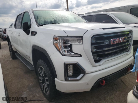 2022 GMC Sierra 1500 Limited AT4 with VIN 1GTP9EEL4NZ117345, listed as a Copart auction lot 75712014 with 74,997 mi miles and Salvage Title. Bid and sale history available at carsss.com. Image 4.