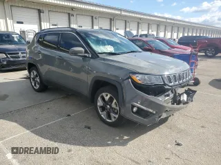2021 Jeep Compass Limited with VIN 3C4NJDCB1MT579130, listed as a Copart auction lot 57854655 with 49,553 mi miles and Salvage title. Bid and sale history available at DreamBid. Image 4.