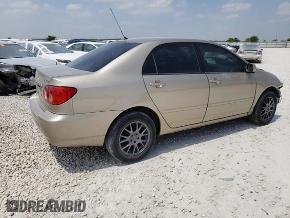 2006 Toyota Corolla CE with VIN 1NXBR30E06Z738275, listed as a Copart auction lot 53406945 with 106,874 mi miles and Salvage Title. Bid and sale history available at DreamBid. Image 3.