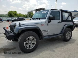 2017 Jeep Wrangler Sport z VIN 1C4AJWAG8HL711293, wystawiony jako Copart lot #59358425 z przebiegiem 74 427 mil mil oraz Szkoda całkowita • Salvage title. Historia ofert i sprzedaży dostępna na DreamBid. Obrazek 1.