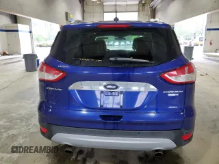 2014 Ford Escape Titanium with VIN 1FMCU9JX8EUC41088, listed as a Copart auction lot 52568435 with 114,907 mi miles and Salvage Title. Bid and sale history available at DreamBid. Image 6.
