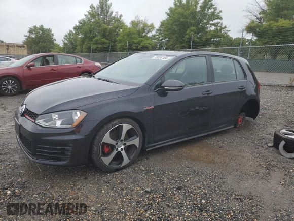 2016 Volkswagen Golf GTI SE with VIN 3VW4T7AU7GM010922, listed as a Copart auction lot 73226184 with 113,598 mi miles and Salvage Title. Bid and sale history available at carsss.com. Image 1.