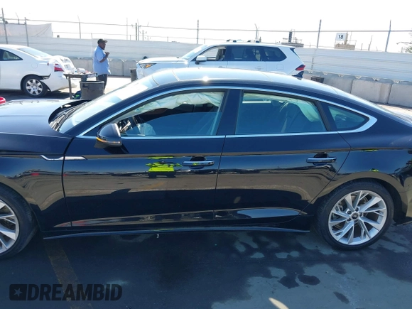 2022 Audi A5 Sportback Premium with VIN WAUABCF58NA006596, listed as a IAAI auction lot 41671152 with 89,697 mi miles. Bid and sale history available at carsss.com. Image 14.